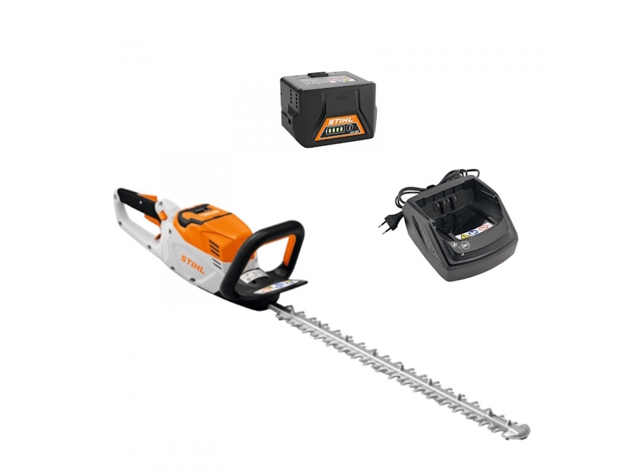 ANDREAS STIHL Tagliasiepi a batteria HSA 60, con batteria AK10 e caricatore AL101