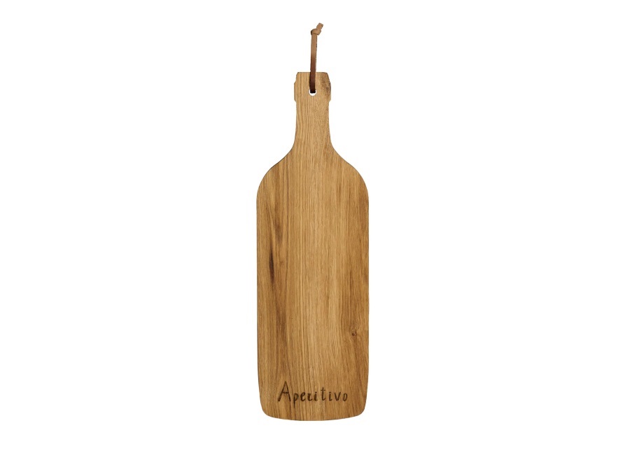 SIMPLE DAY LIVING & LIFESTYLE Tagliere a bottiglia Aperitivo, 50x16x1.9cm