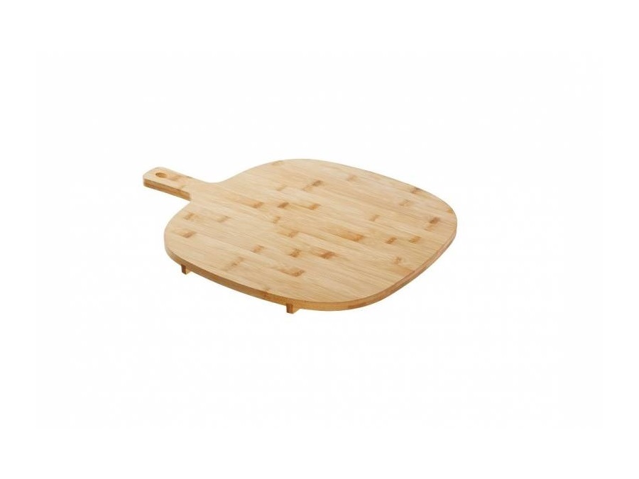 LEONE Tagliere in bamboo con piedi