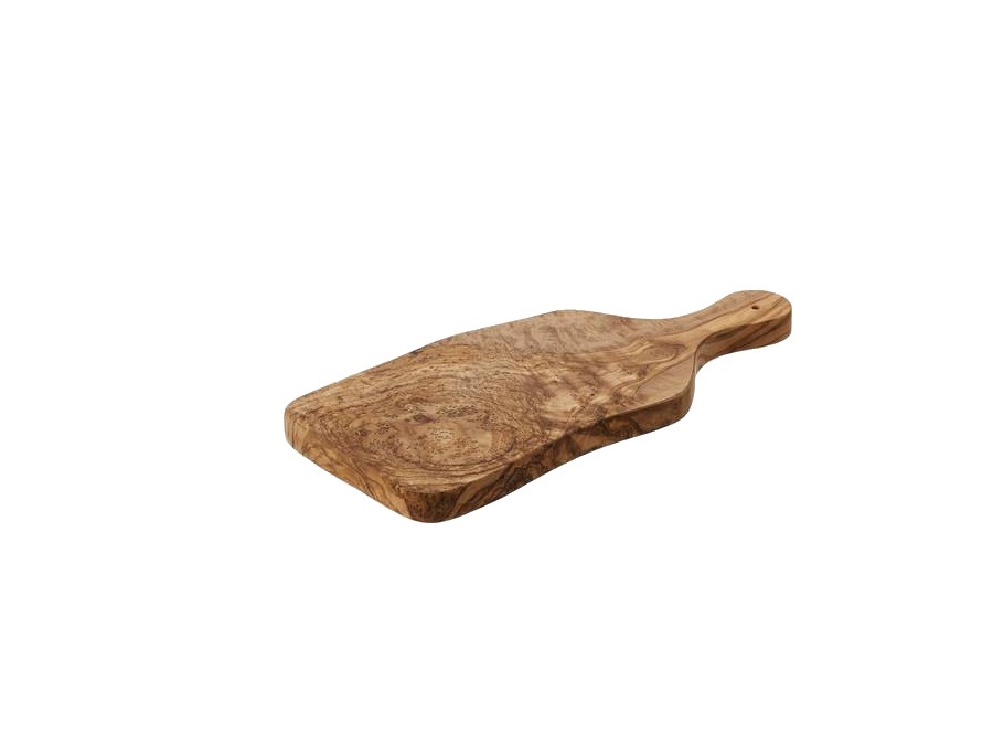 LEONE Tagliere in legno di ulivo - 37x17 cm