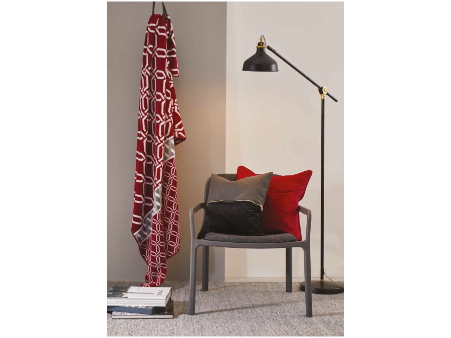 MAISON SUCREE Tango plaid 130x170 cm, rosso