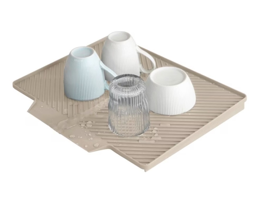 WENKO Tappetino scolapiatti Nelia Maxi beige 40 x 35