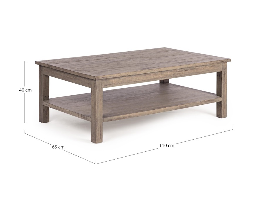 BIZZOTTO TAVOLINO BRASILIA 110X65 cm