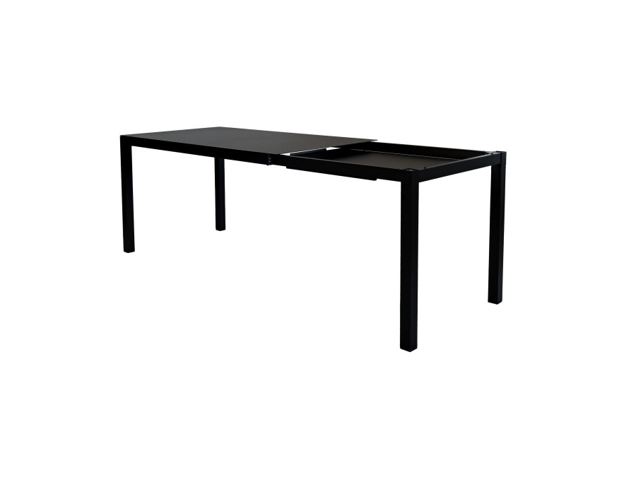 FIAM S.P.A. Tavolo allungabile Aria 140-200 x 80 cm nero