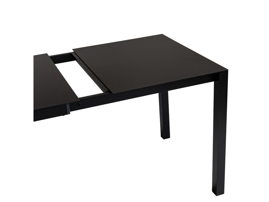 FIAM S.P.A. Tavolo allungabile Aria 140-200 x 80 cm nero