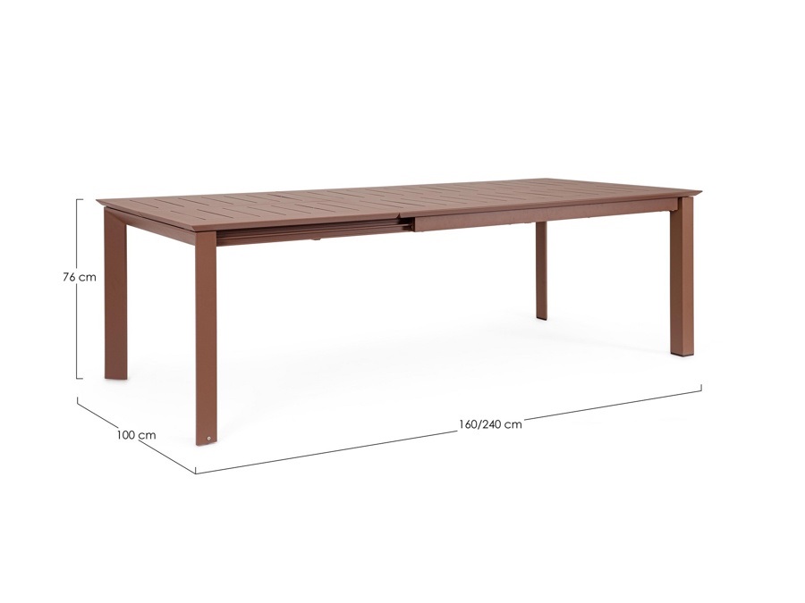 BIZZOTTO Tavolo allungabile konnor 160-240x100 barn