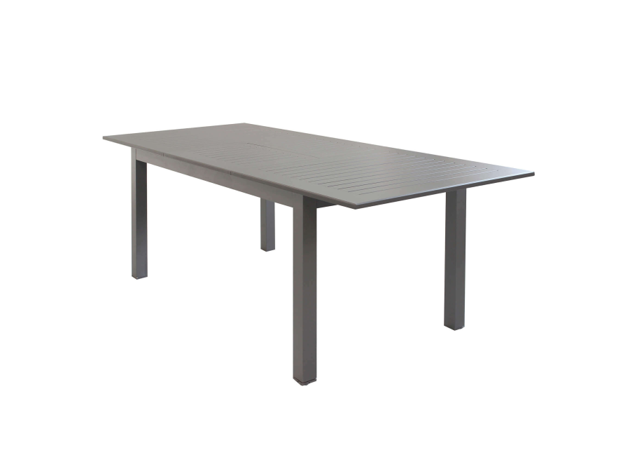 MAGAZZINI COSMA S.P.A. Tavolo da giardino Cuba allungabile, alluminio taupe,150/210x90x75 cm