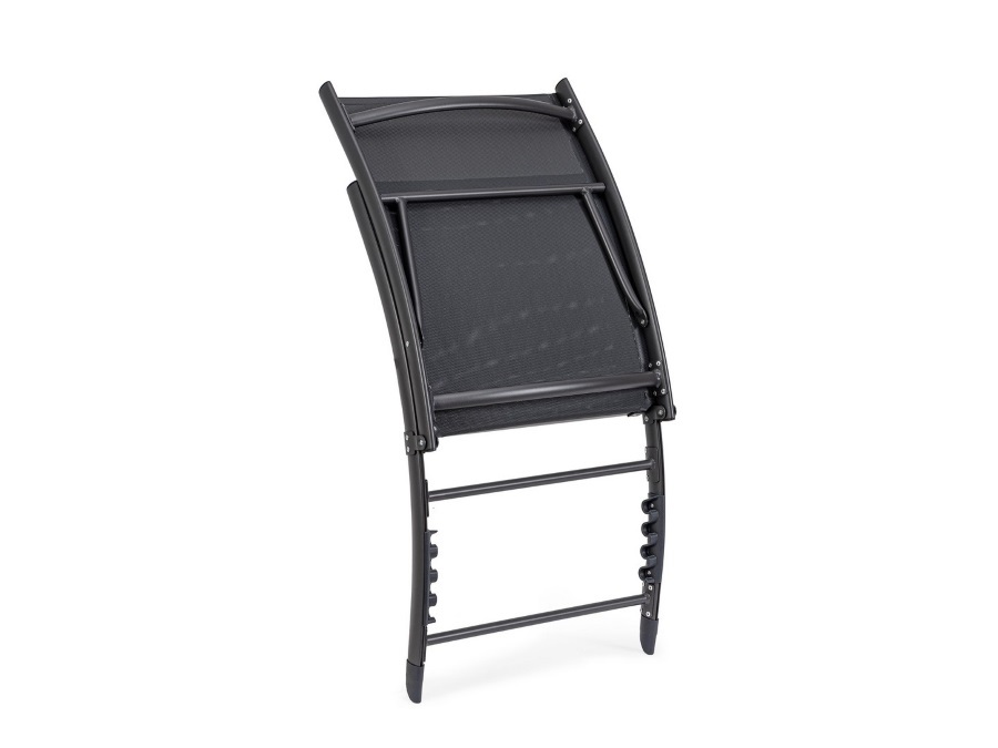 BIZZOTTO Taylor, poltrona lounge reclinabile grigio scuro/antracite