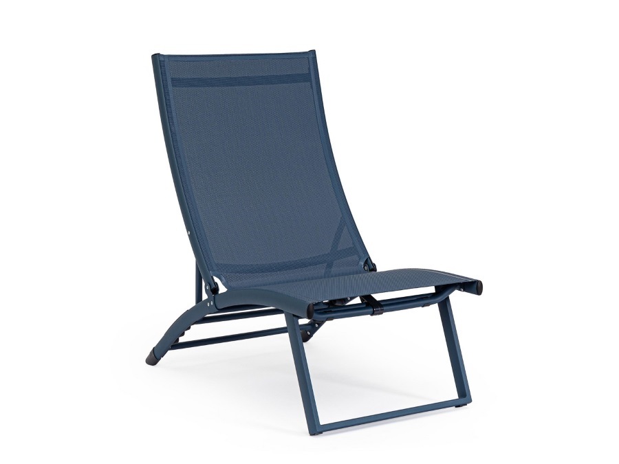 BIZZOTTO Taylor, poltrona lounge reclinabile navy