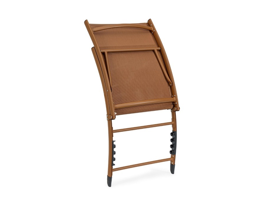 BIZZOTTO Taylor, poltrona lounge reclinabile pecan