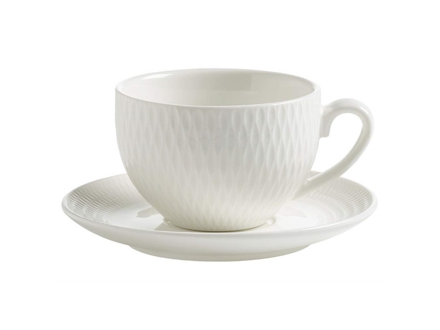 MAXWELL & WILLIAMS Tazza tè con piattino linea Diamonds di maxwell & williams