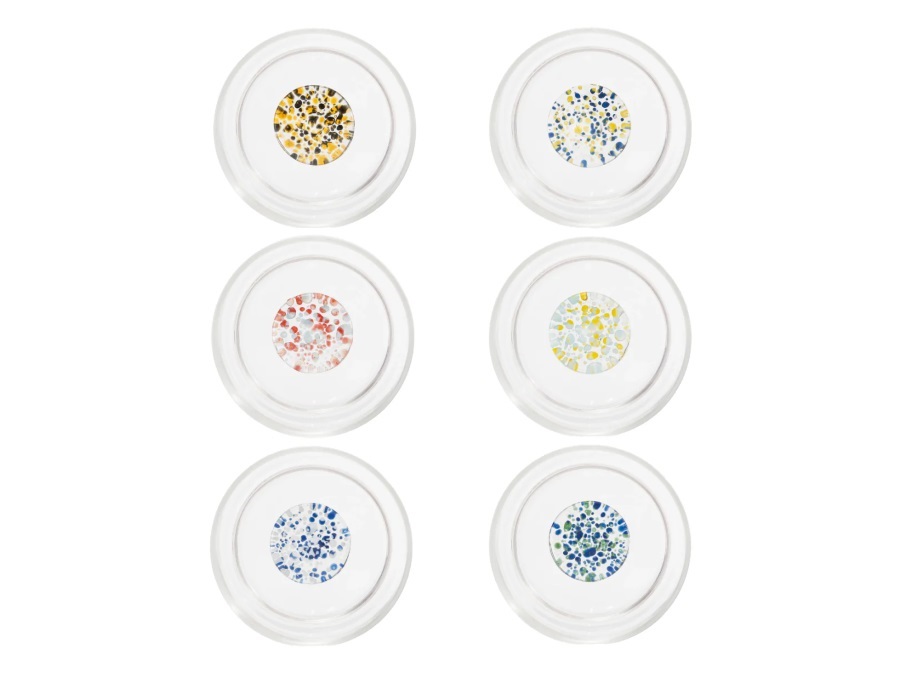 ZAFFERANO S.R.L. Teca terrazzo, set 6 bicchieri tumbler 35 cl