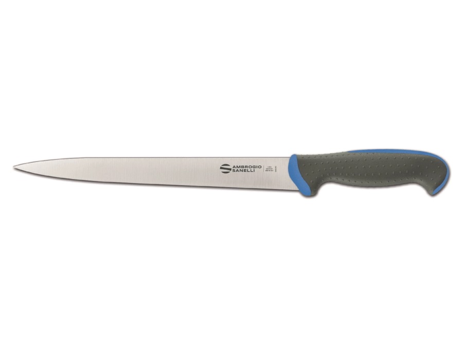 AMBROGIO SANELLI Tecna colore - coltello filettare flessibile, blu, 25 cm