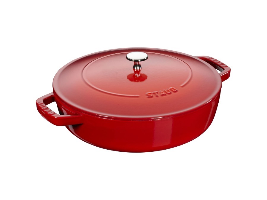 STAUB Tegame chistera rosso ciliegia, Ø 28 cm