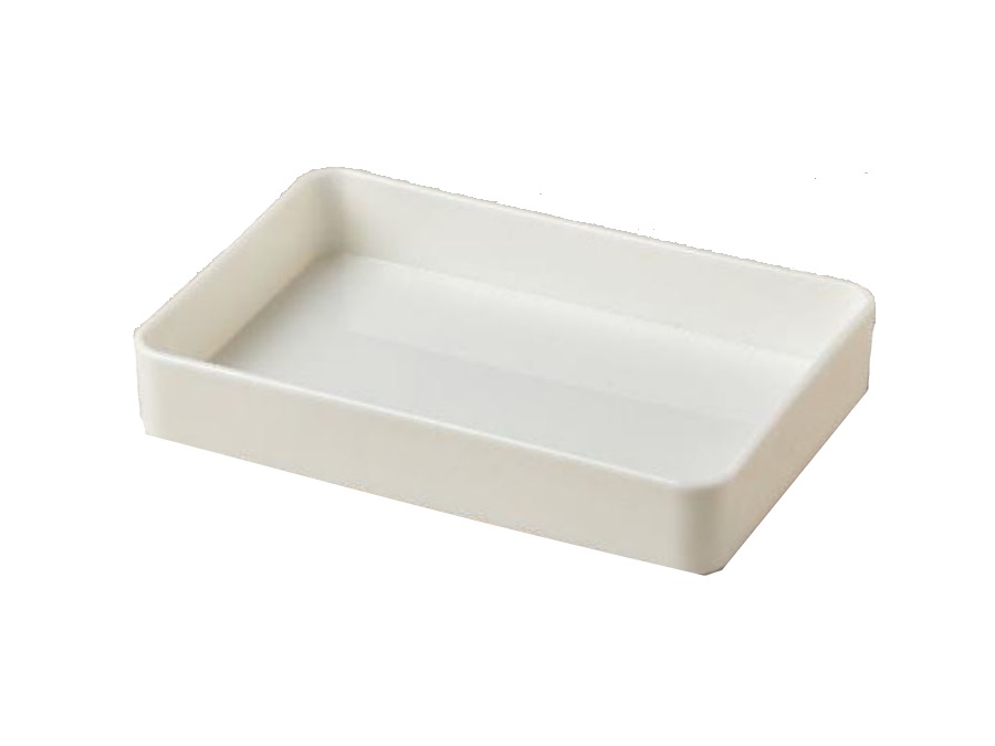 MC RISTORAZIONE Tegamino rettangolare, 15x22x4 cm, bianco