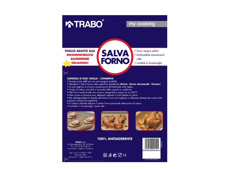 TRABO Telo salva forno