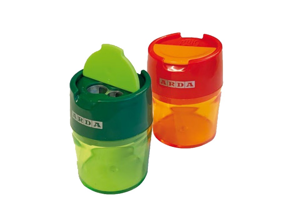 ARDA Temperamatite per mancini, 2 fori, colori assortiti