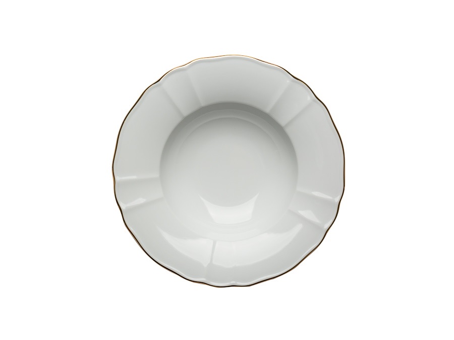 TABLE TOP PORCELLANE SAS Tilde filo oro, pasta bowl 27 cm