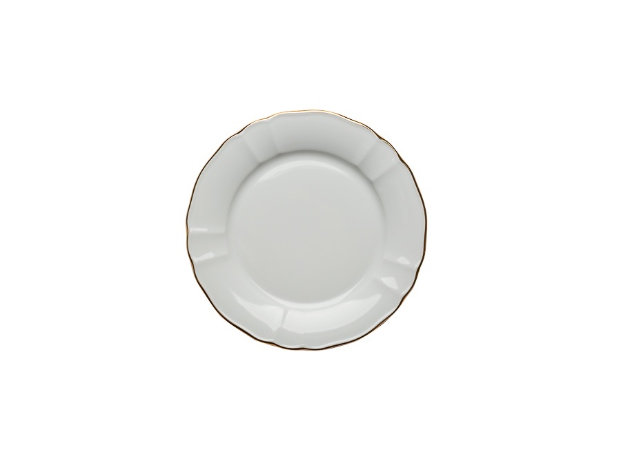 TABLE TOP PORCELLANE SAS Tilde filo oro, piatto frutta 22 cm