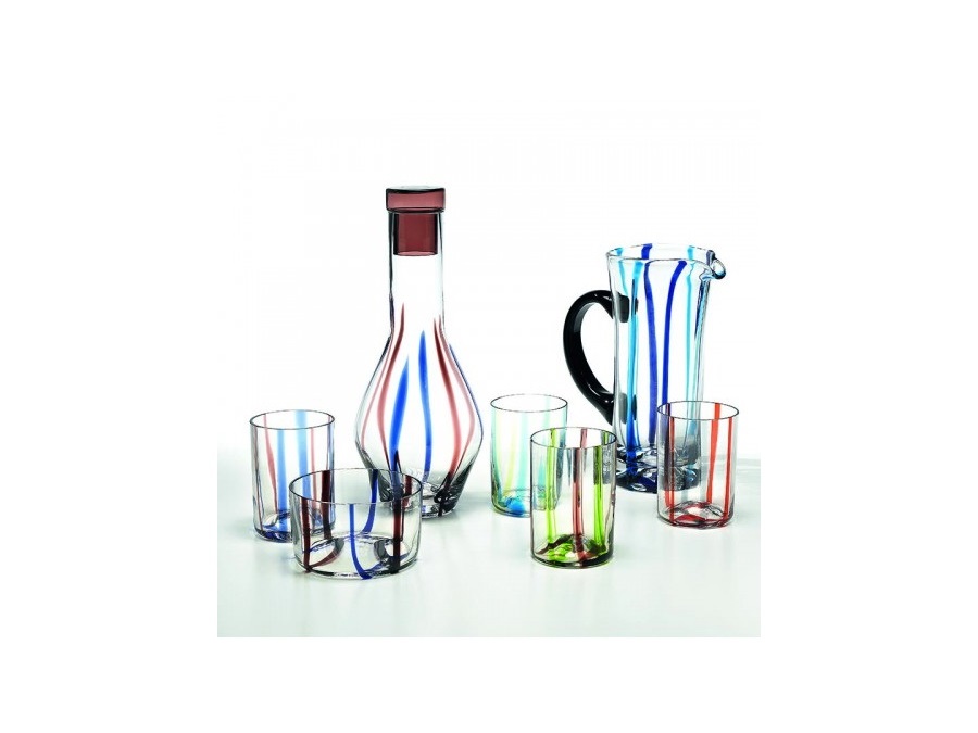 ZAFFERANO S.R.L. Tirache, set 6 bicchieri tumbler colori assortiti