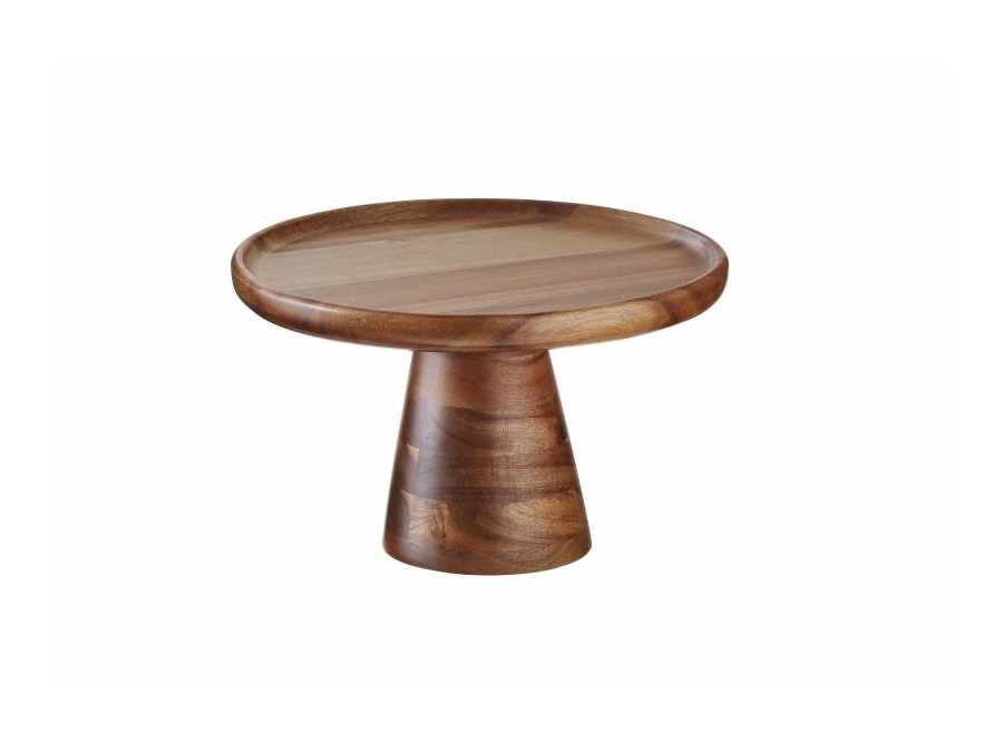 LEONE Tortiera in acacia 30x30x15h cm