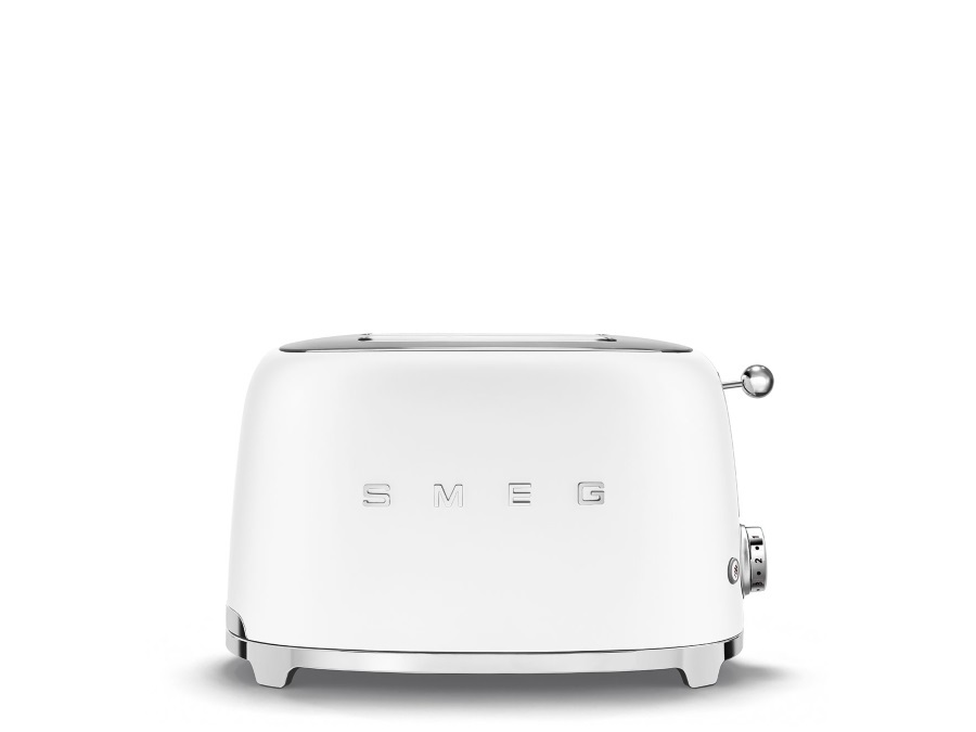 Smeg tostapane toaster 2 fette bianco opaco anni '50 smeg