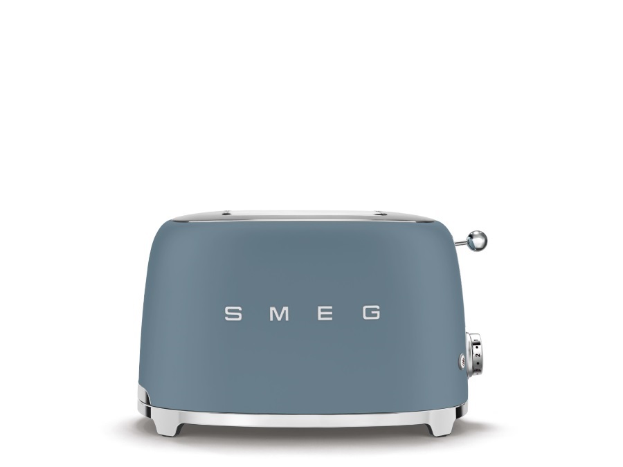 SMEG TOSTAPANE TOASTER 2 FETTE BLU TEMPESTA ANNI '50 SMEG