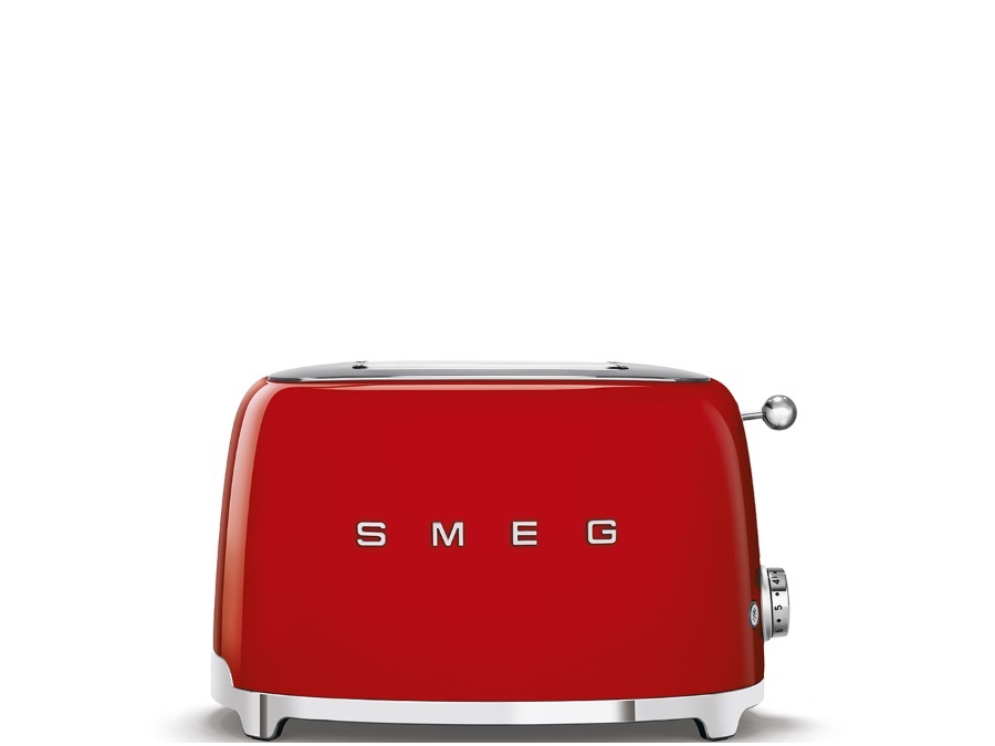 SMEG TOSTAPANE TOASTER 2 FETTE ROSSO ANNI '50 SMEG