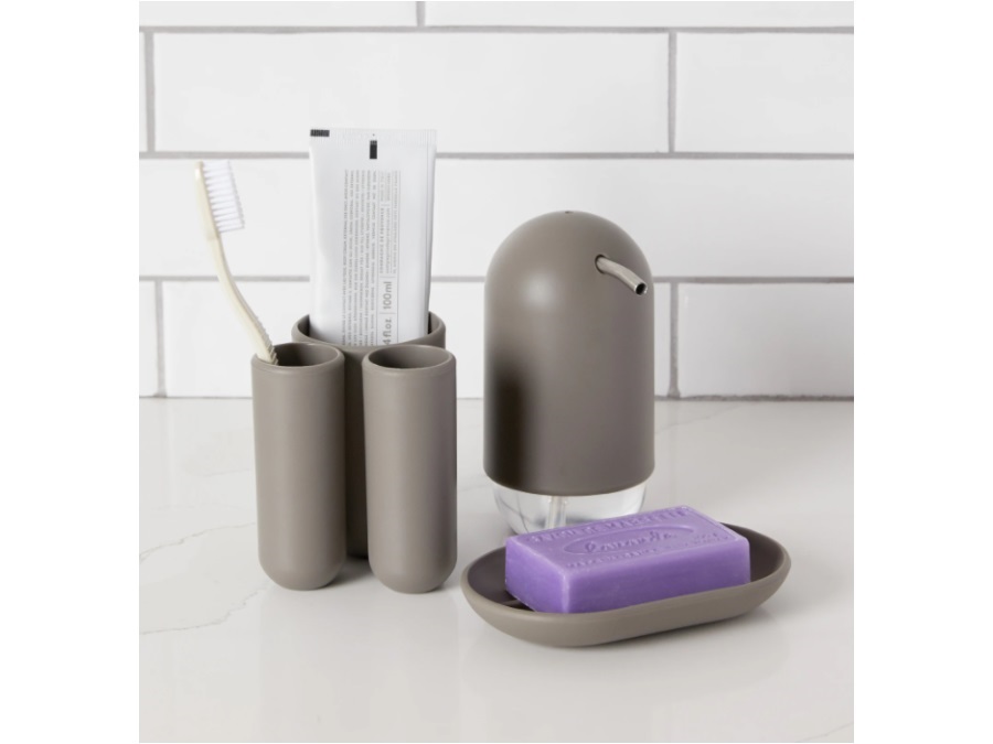 UMBRA Touch dispenser sapone grigio