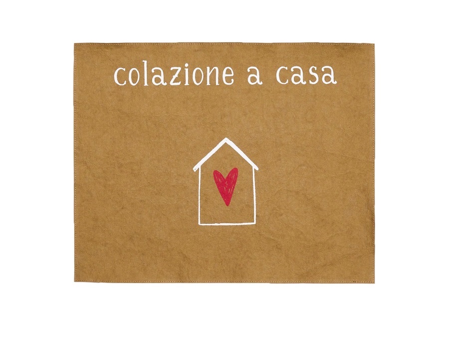 SIMPLE DAY LIVING & LIFESTYLE Tovaglietta Colazione a casa, 36x45 cm
