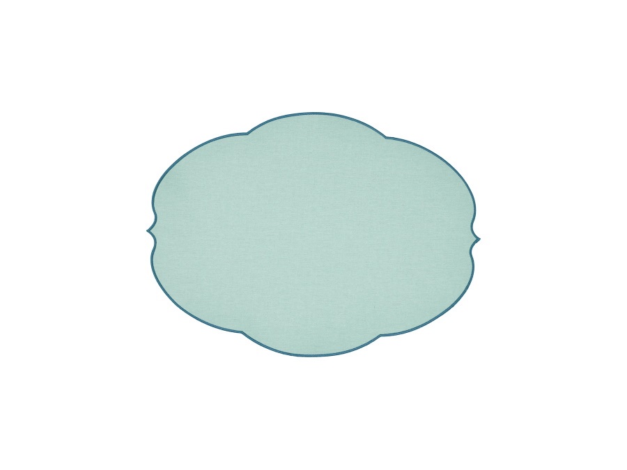 FRATELLI GUZZINI S.P.A. TOVAGLIETTA "FLOWERS", Azzurro