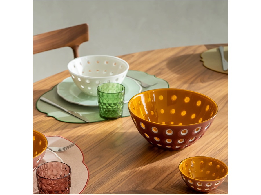 FRATELLI GUZZINI S.P.A. TOVAGLIETTA "FLOWERS", Verde