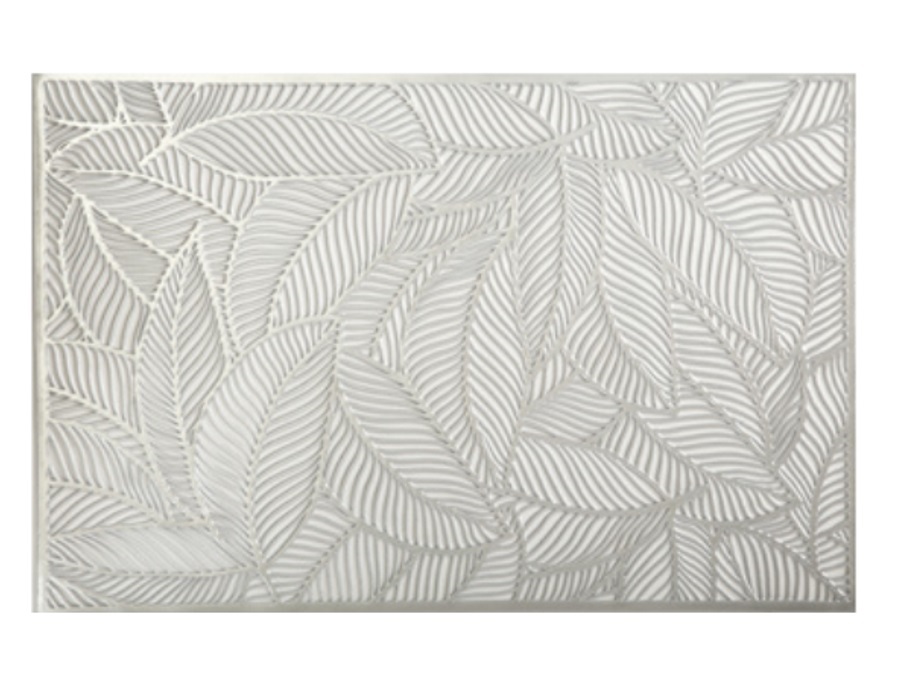 MAXWELL & WILLIAMS Tovaglietta Leaf Silver  43x30cm linea placemat by maxwell & Williams