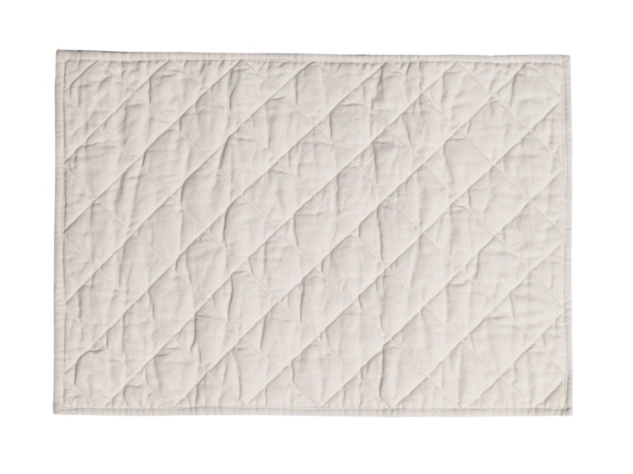 SIMPLE DAY LIVING & LIFESTYLE Tovaglietta Rettangolare Imbottita off-white, 36x48 cm