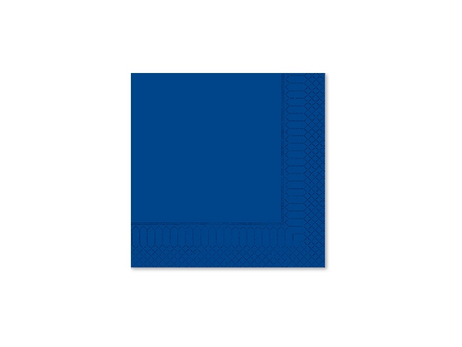 Tovagliolo di Carta micro-point Blu 20x20cm (2400 Pezzi)