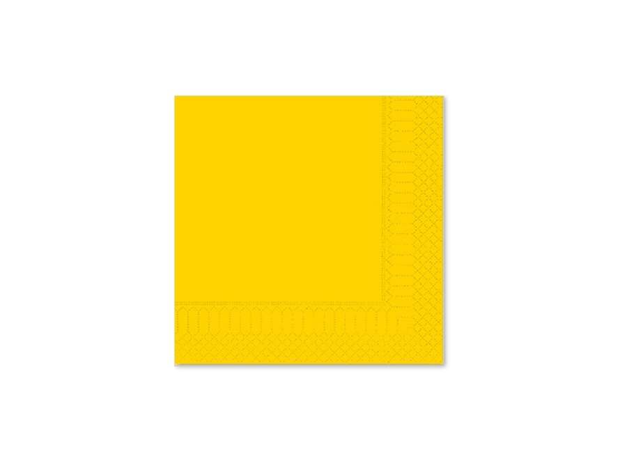 FATO Tovaglioli, 33x33 cm, 2 veli, giallo, confezione 50 pezzi