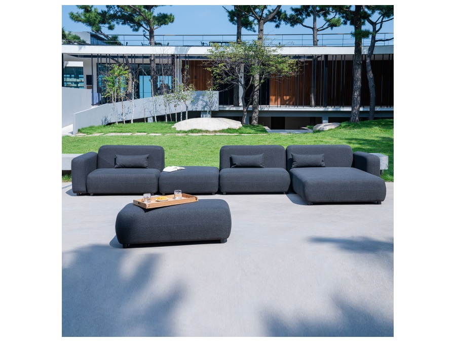 MAGAZZINI COSMA S.P.A. Tucumàn, chaise longue con cuscini