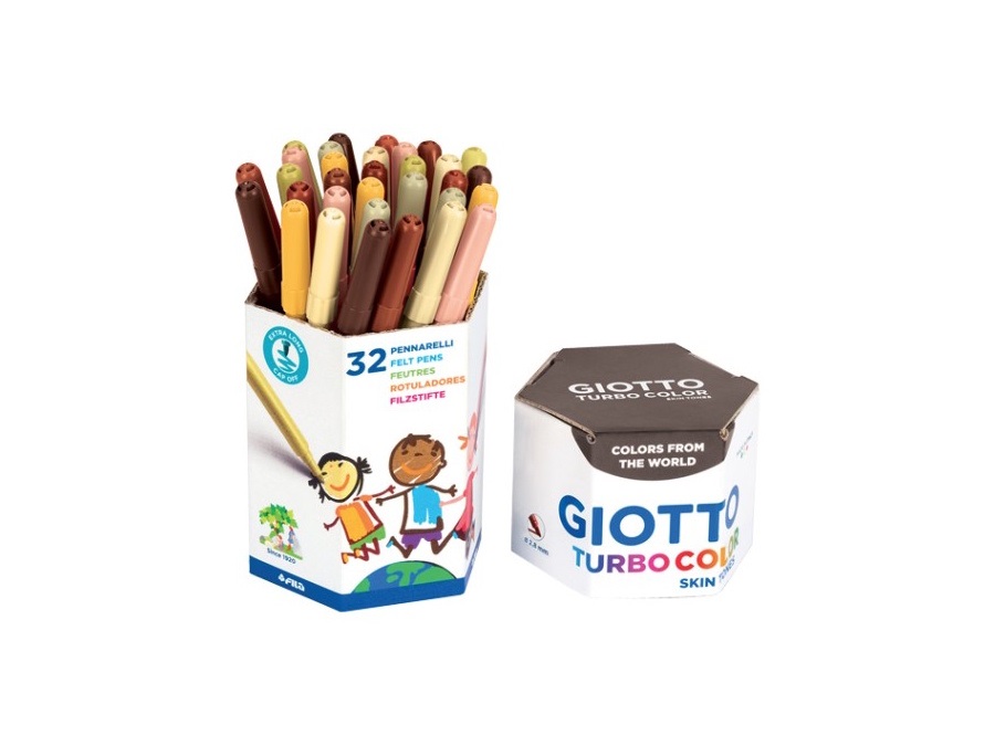 GIOTTO Turbocolor, tubo pennarelli, 32 pezzi
