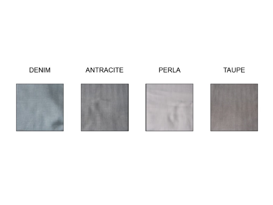 UNO CASA & DESIGN Unico 3, set lenzuola spiga + due federe - COLORE Denim