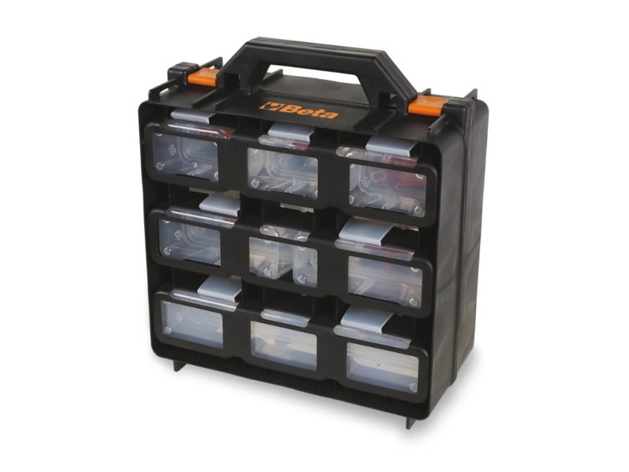 BETA UTENSILI VALIGIA ORGANIZER CON 12 VASCHETTE ASPORTABILI, VUOTA - ART. 2080/V12