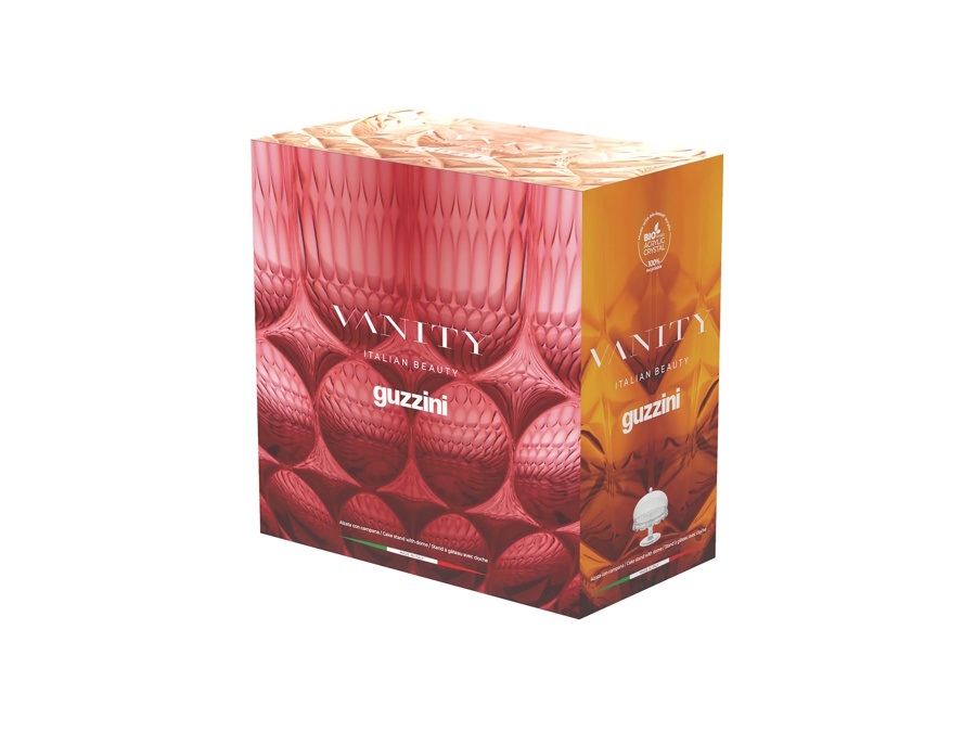 FRATELLI GUZZINI S.P.A. Vanity, alzata con campana - Rosa Flamingo