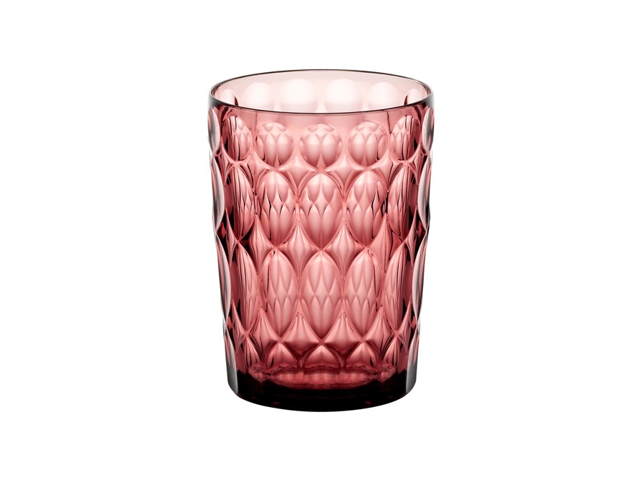 FRATELLI GUZZINI S.P.A. Vanity, bicchiere alto decoro N°1 480 cc - Mauve