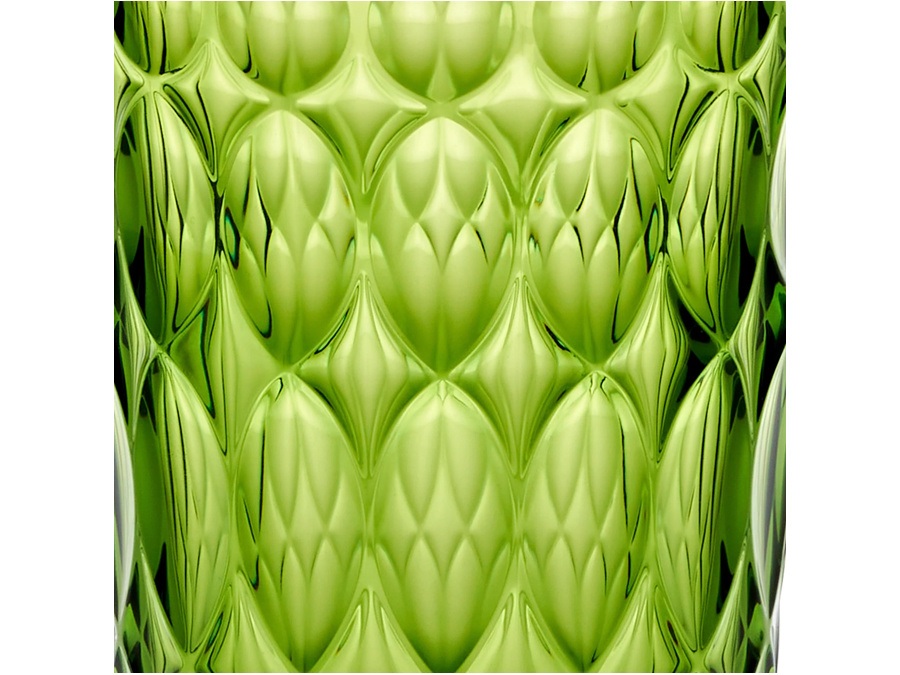 FRATELLI GUZZINI S.P.A. Vanity, bicchiere alto decoro N°1 480 cc- Verde Ninfea