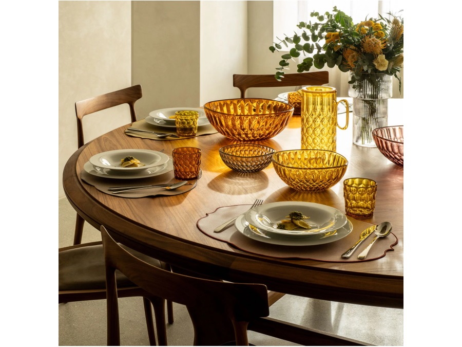 FRATELLI GUZZINI S.P.A. Vanity, contenitore Ø21 cm - Giallo Zafferano