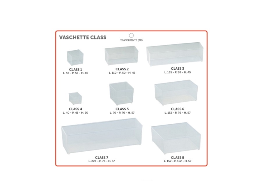 MOBIL PLASTIC VASCHETTA CLASS8