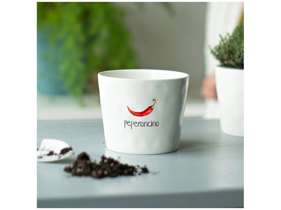 SIMPLE DAY LIVING & LIFESTYLE Vaso Peperoncino con sottovaso