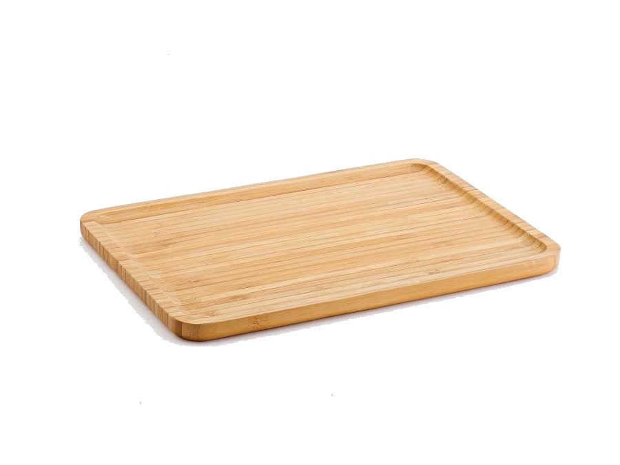LEONE Vassoio rettangolare in bamboo - 24x16x1,5 cm