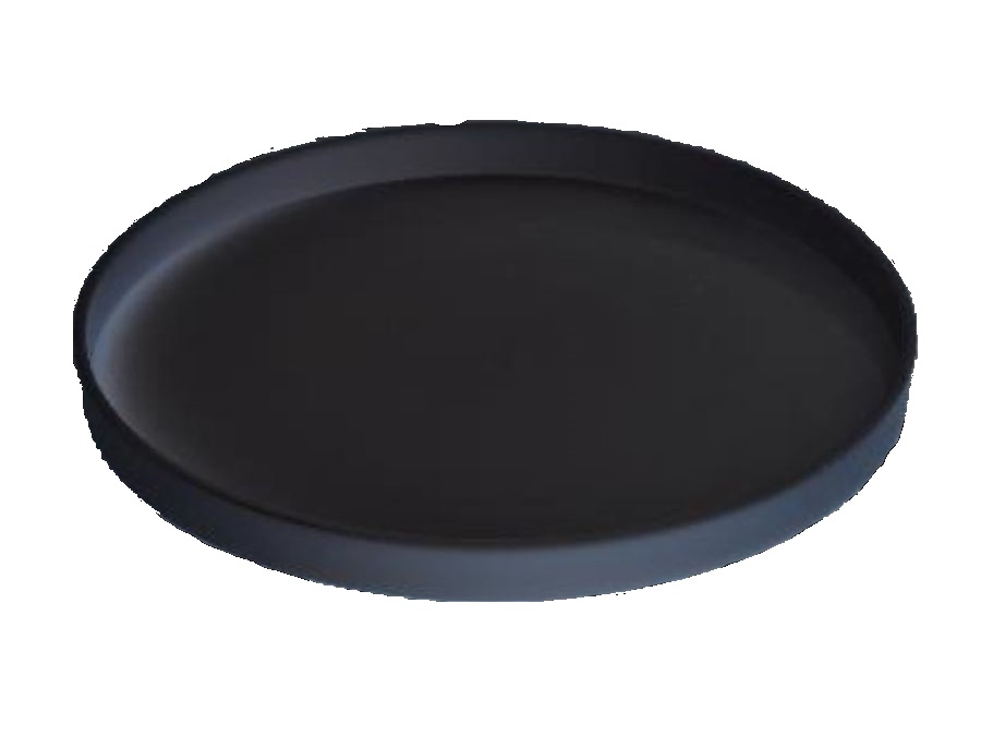 Mc ristorazione vassoio rotondo, ø 25 cm, nero