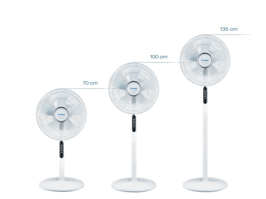 HYUNDAI POWER PRODUCRS Ventilatore a piantana 3 in1,  ZF1617RC HYUNDAI