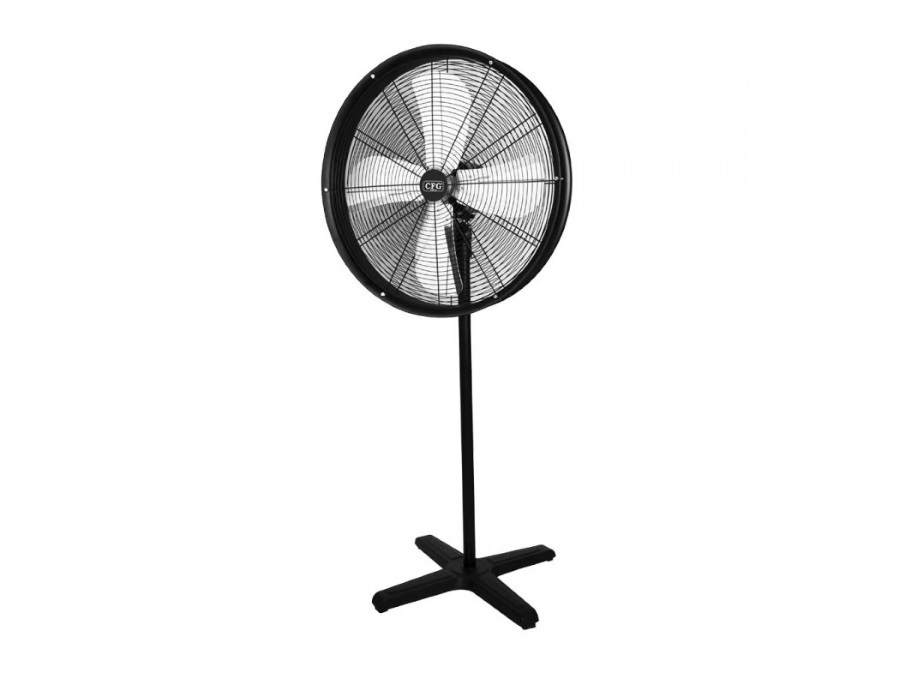 CFG S.P.A. Ventilatore a piantana HURRICANE, nero Ø 71 cm